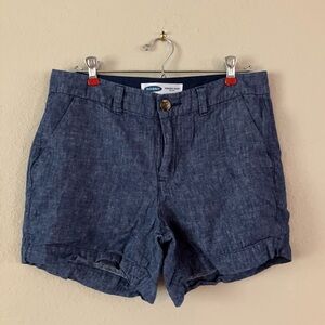 Old Navy Linen Blend Everyday Short Mid-rise Size 6